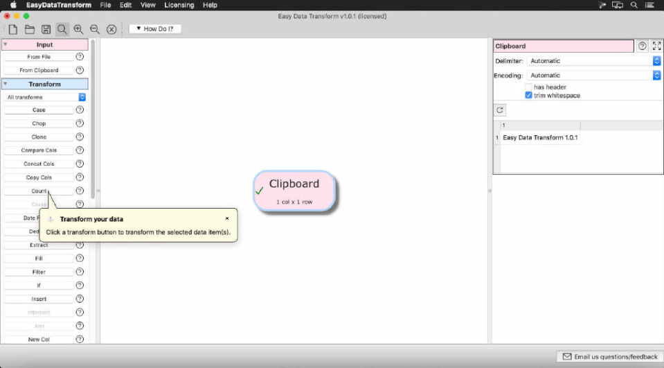 Easy Data Transform 2.2.0 Excel和CSV文件转换工具